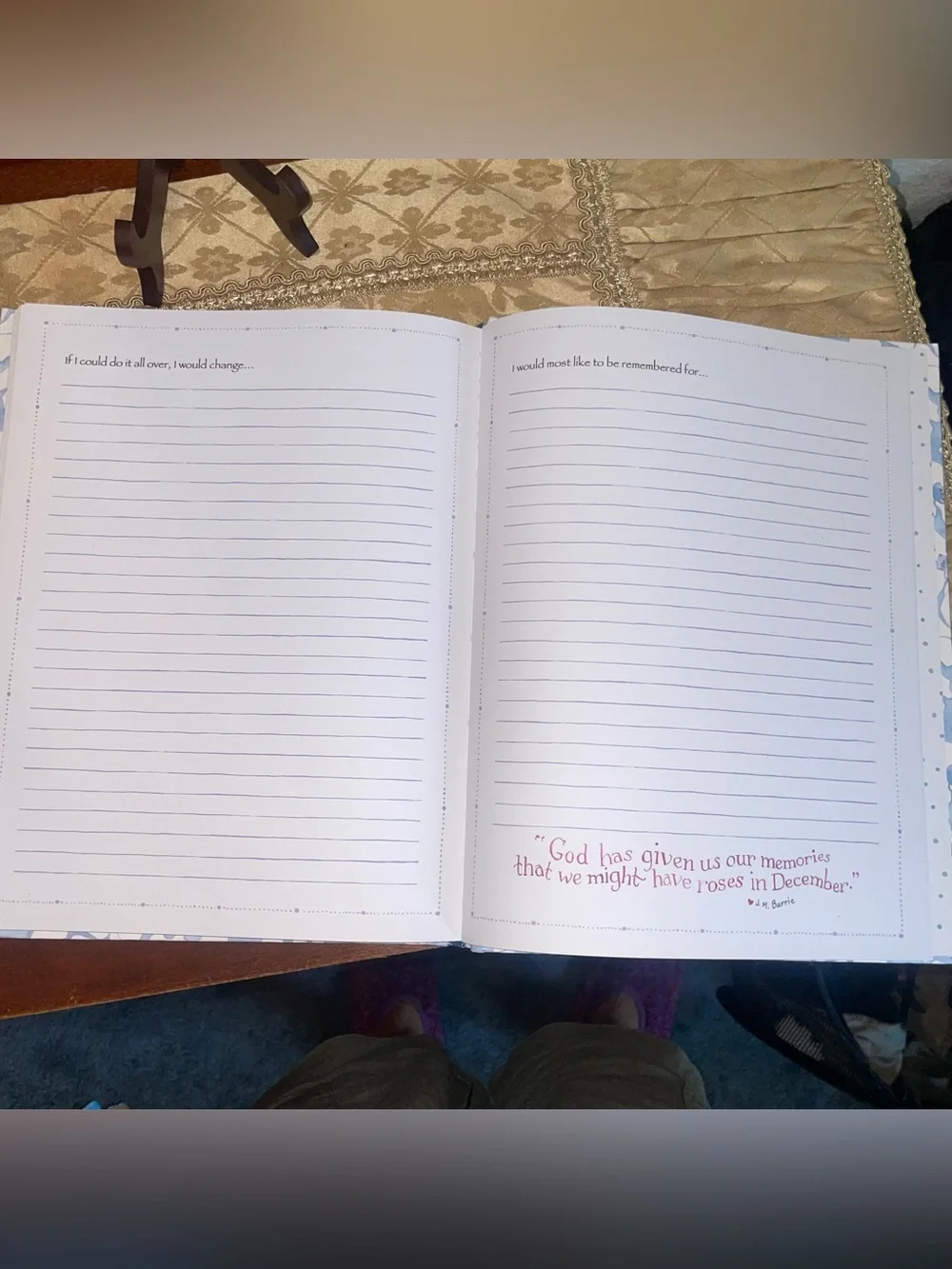 “My Story” by Susan Branch Heartfelt Keepsake Memory Book.